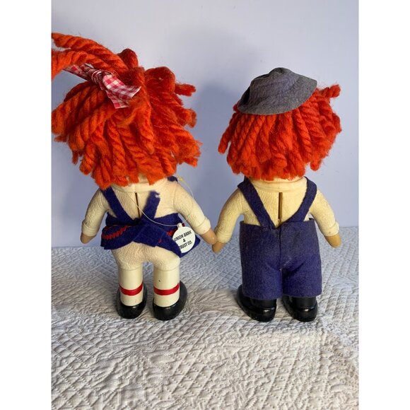 Raggedy Ann & Andy Coin Bank Royalty Industries Vintage Piggy Bank - Picture 13 of 14